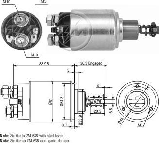 ERA ZM536 - Elettromagnete, Motore d'avviamento autozon.pro