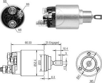 ERA ZM5382 - Elettromagnete, Motore d'avviamento autozon.pro