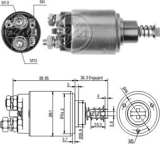 ERA ZM538 - Elettromagnete, Motore d'avviamento autozon.pro