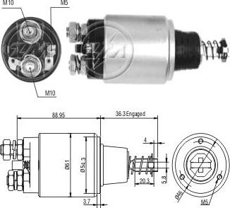 ERA ZM537 - Elettromagnete, Motore d'avviamento autozon.pro