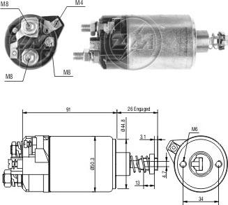 ERA ZM528 - Elettromagnete, Motore d'avviamento autozon.pro