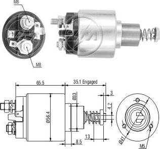 ERA ZM576 - Elettromagnete, Motore d'avviamento autozon.pro