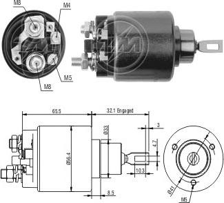 ERA ZM571 - Elettromagnete, Motore d'avviamento autozon.pro