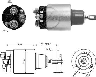 ERA ZM5775 - Elettromagnete, Motore d'avviamento autozon.pro