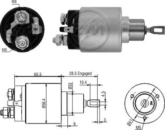 ERA ZM5777 - Elettromagnete, Motore d'avviamento autozon.pro