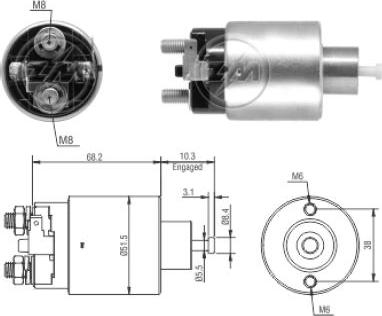 ERA ZM6995 - Elettromagnete, Motore d'avviamento autozon.pro