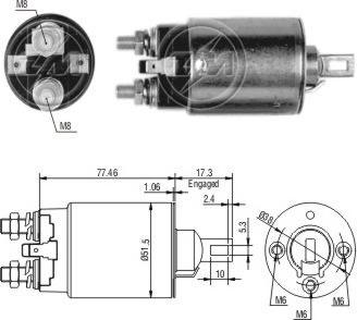 ERA ZM690 - Elettromagnete, Motore d'avviamento autozon.pro