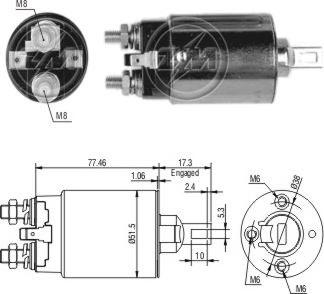 ERA ZM691 - Elettromagnete, Motore d'avviamento autozon.pro