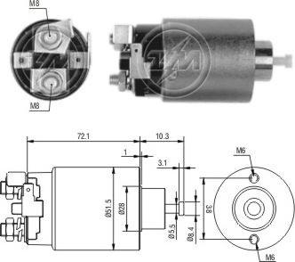 ERA ZM698 - Elettromagnete, Motore d'avviamento autozon.pro