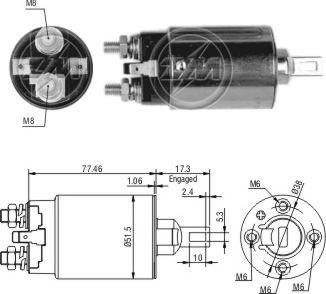 ERA ZM692 - Elettromagnete, Motore d'avviamento autozon.pro