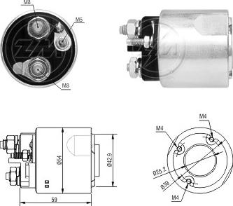 ERA ZM6492 - Elettromagnete, Motore d'avviamento autozon.pro