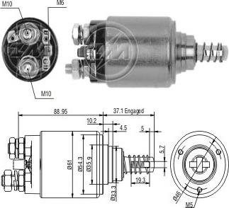 ERA ZM644 - Elettromagnete, Motore d'avviamento autozon.pro