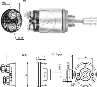 ERA ZM643 - Elettromagnete, Motore d'avviamento autozon.pro