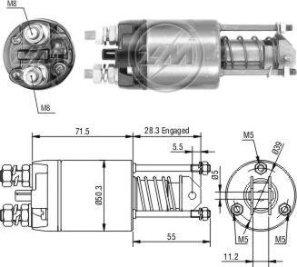 ERA ZM651 - Elettromagnete, Motore d'avviamento autozon.pro