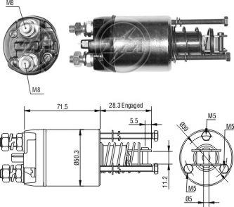 ERA ZM6651 - Elettromagnete, Motore d'avviamento autozon.pro