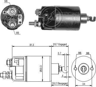 ERA ZM660 - Elettromagnete, Motore d'avviamento autozon.pro