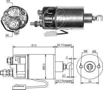 ERA ZM662 - Elettromagnete, Motore d'avviamento autozon.pro