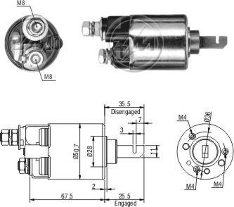 ERA ZM606 - Elettromagnete, Motore d'avviamento autozon.pro