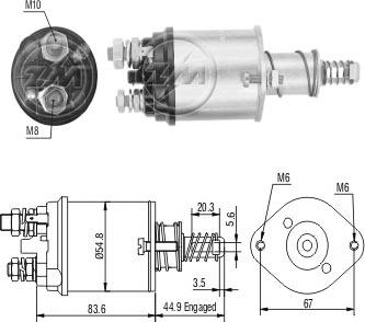 ERA ZM615 - Elettromagnete, Motore d'avviamento autozon.pro