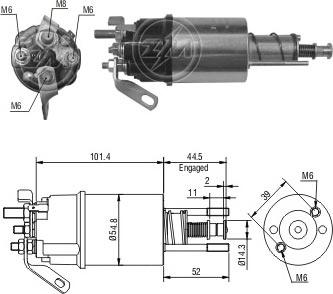 ERA ZM610 - Elettromagnete, Motore d'avviamento autozon.pro