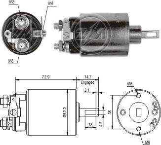 ERA ZM684 - Elettromagnete, Motore d'avviamento autozon.pro