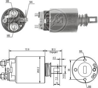 ERA ZM686 - Elettromagnete, Motore d'avviamento autozon.pro