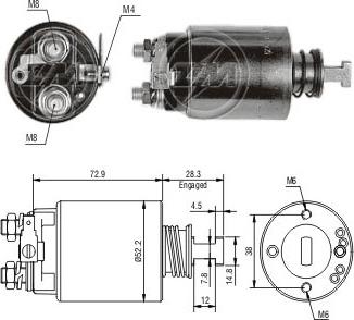 ERA ZM688 - Elettromagnete, Motore d'avviamento autozon.pro