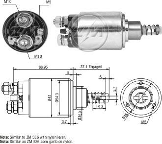 ERA ZM636 - Elettromagnete, Motore d'avviamento autozon.pro