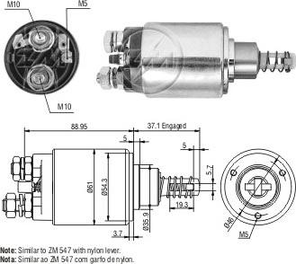 ERA ZM637 - Elettromagnete, Motore d'avviamento autozon.pro