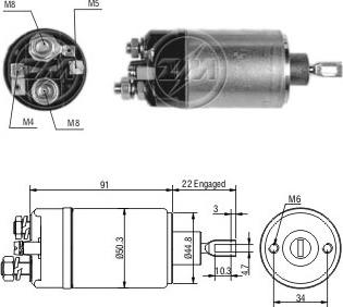 ERA ZM629 - Elettromagnete, Motore d'avviamento autozon.pro