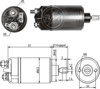 ERA ZM621 - Elettromagnete, Motore d'avviamento autozon.pro