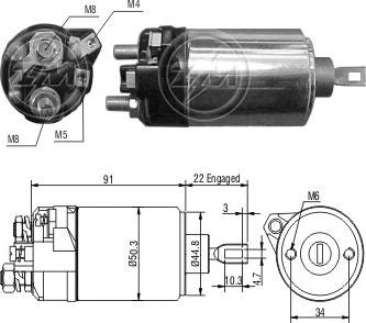 ERA ZM628 - Elettromagnete, Motore d'avviamento autozon.pro