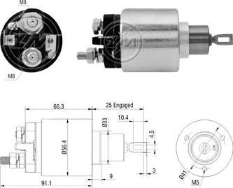 ERA ZM6773 - Elettromagnete, Motore d'avviamento autozon.pro