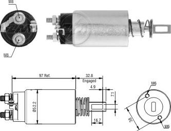 ERA ZM1982 - Elettromagnete, Motore d'avviamento autozon.pro