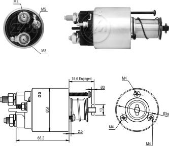 ERA ZM1496 - Elettromagnete, Motore d'avviamento autozon.pro