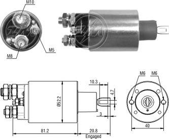 ERA ZM1485 - Elettromagnete, Motore d'avviamento autozon.pro