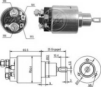 ERA ZM1474 - Elettromagnete, Motore d'avviamento autozon.pro