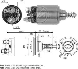 ERA ZM1545 - Elettromagnete, Motore d'avviamento autozon.pro