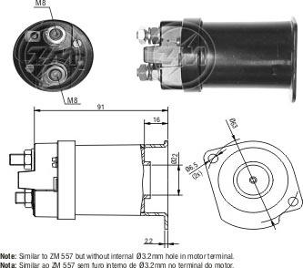 ERA ZM1557 - Elettromagnete, Motore d'avviamento autozon.pro