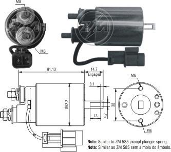 ERA ZM1585 - Elettromagnete, Motore d'avviamento autozon.pro