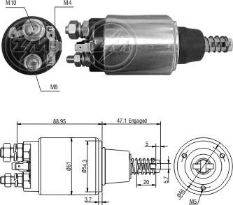 ERA ZM1640 - Elettromagnete, Motore d'avviamento autozon.pro