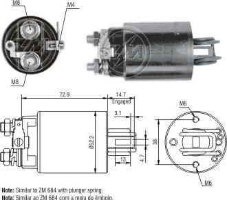 ERA ZM1684 - Elettromagnete, Motore d'avviamento autozon.pro