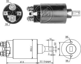 ERA ZM1891 - Elettromagnete, Motore d'avviamento autozon.pro