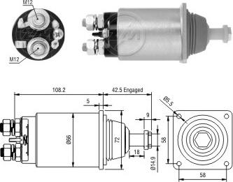 ERA ZM1833 - Elettromagnete, Motore d'avviamento autozon.pro