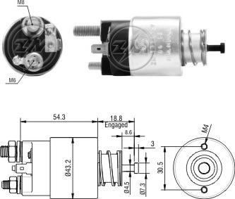 ERA ZM1391 - Elettromagnete, Motore d'avviamento autozon.pro