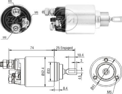 ERA ZM1381 - Elettromagnete, Motore d'avviamento autozon.pro