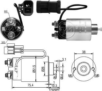 ERA ZM1792 - Elettromagnete, Motore d'avviamento autozon.pro