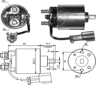 ERA ZM1719 - Elettromagnete, Motore d'avviamento autozon.pro