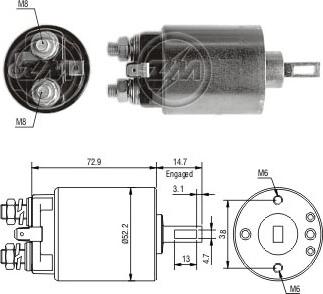 ERA ZM1782 - Elettromagnete, Motore d'avviamento autozon.pro