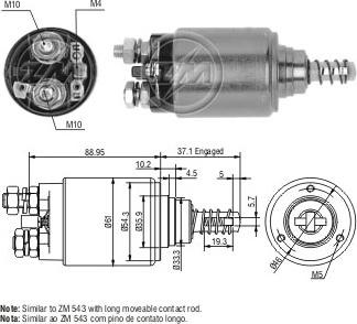 ERA ZM1731 - Elettromagnete, Motore d'avviamento autozon.pro